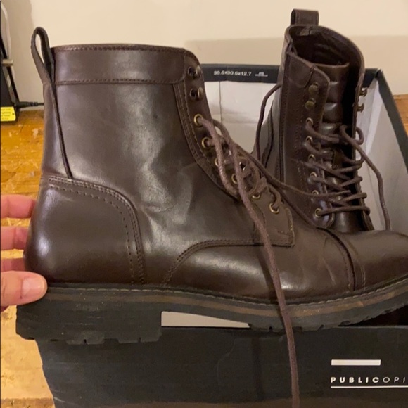 Public opinion MR Daniel Brown size 10 boots men’s main image 5